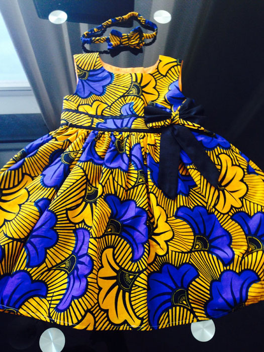 Ankara gown shop for baby girl